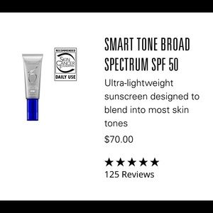 Zo Smart tone broad spectrum sunscreen spf 50!